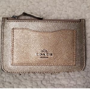 Coach metallic wallet